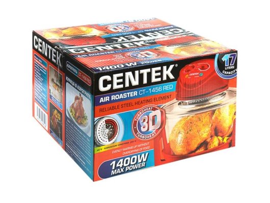Аэрогриль CENTEK CT-1456 красный
